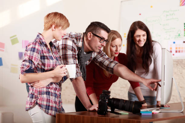 istock Young business people in office 640009770