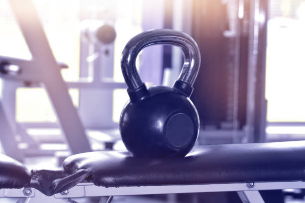 istock Fitness Kettlebell weight 640013202