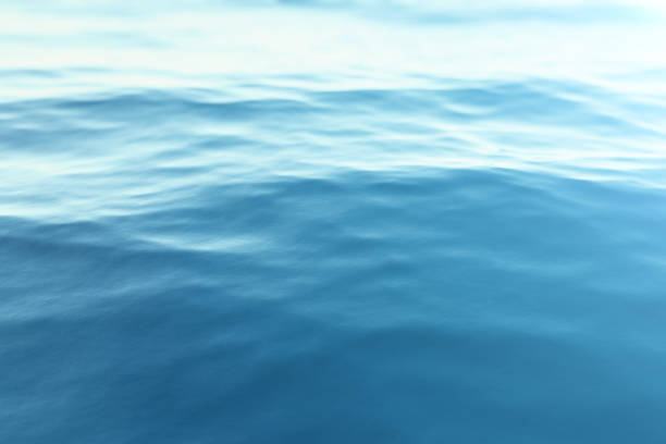 istock Sea wave close-up, low angle view with bokeh effects 640015118