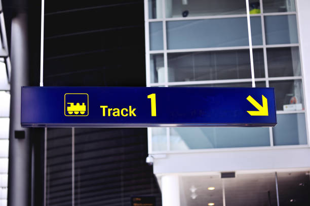 istock train directional sign at airport 640018772