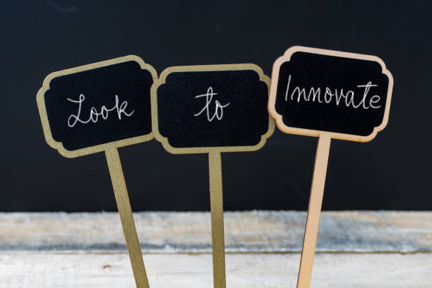 istock Business message LOOK TO INNOVATE 640028918
