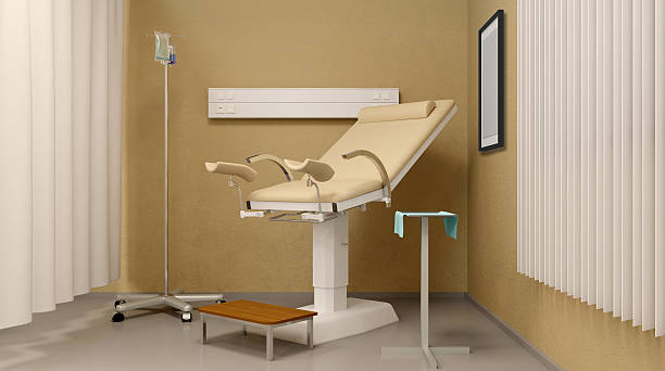istock Prenatal room. Hospital. 3D rendering 640031378