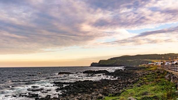 istock Sea, Sky, and black sand beach 640035920