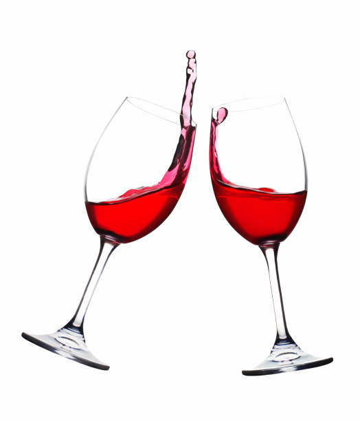 istock Cheers. A Toast with Red Wine. Splash. 640042384