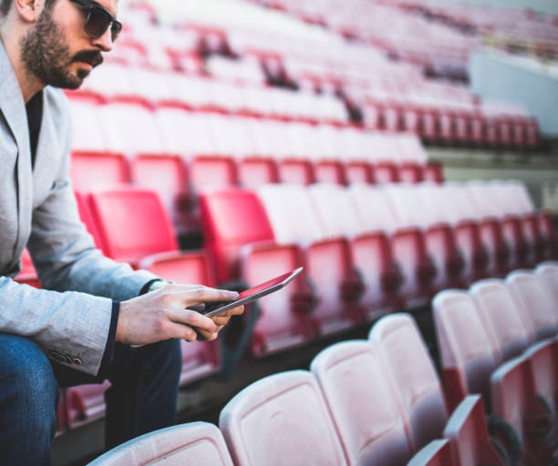 istock Soccer manager on the stands 640043526