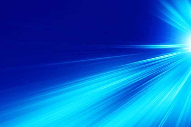 istock Abstract image of high speed on the road at night. 640046118