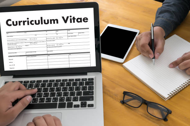 istock CV - Curriculum Vitae (Job interview concept with business 640047318