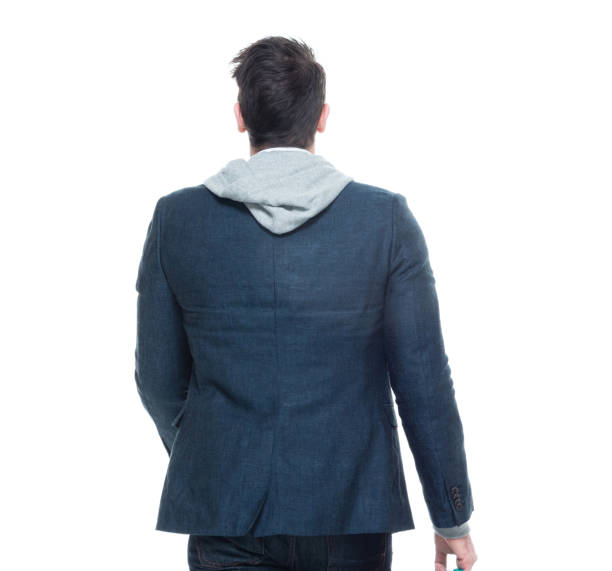 istock Rear view of man walking 640048656