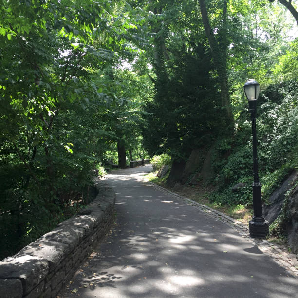 istock Inwood Hill Park Path, Manhattan 640052650