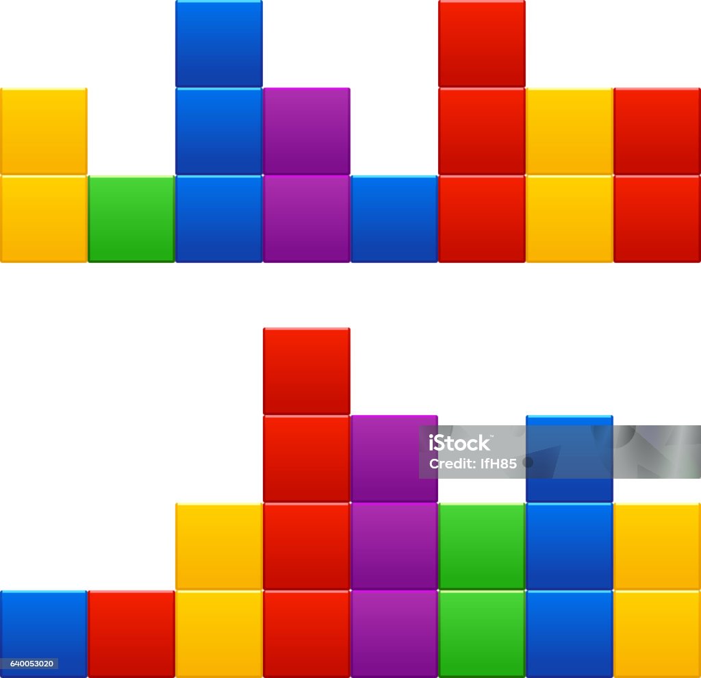 Group Cube Color Colored Cubes 05 Stock Illustration - Download Image Now - Abstract ...