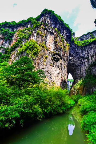 istock Wulong Karst limestone rock formations 640056004