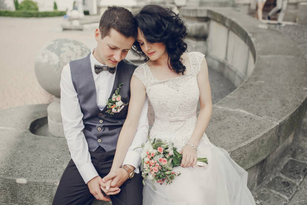 istock Royal wedding in the old town 640062012