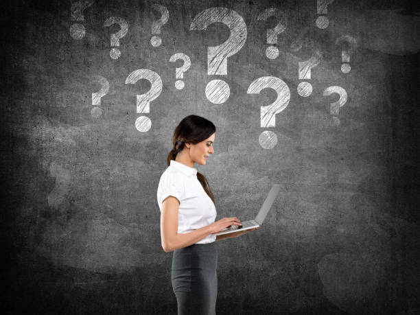 istock Businesswoman trying to solve the problems 640064906