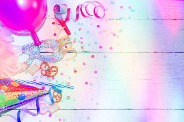 istock Carnival birthday party background concept 640066572