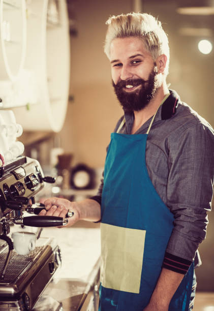 Barista Making Fresh Cup of Coffee