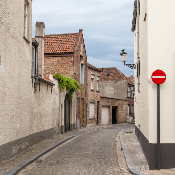 istock street in Bruges, Belgium 640076500