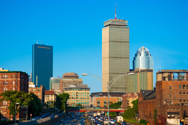 istock Boston Back Bay skyline and Massachusetts Turnpike 640078788