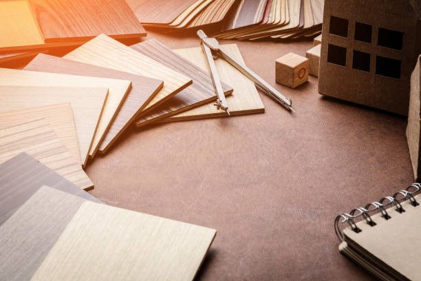 istock design concept with material sample with stone laminate veneer w 640079716