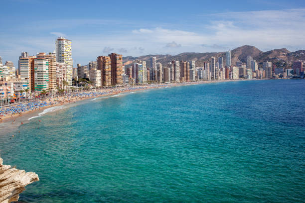 istock Coastline of a Benidorm city 640080112