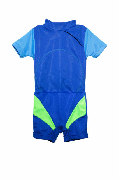 istock Blue child swimsuit isolated 640081636