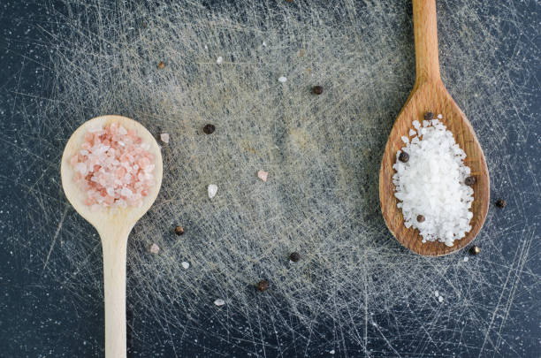 istock Himalayan, Mountain Stain Salt With Black Peppers 640082640