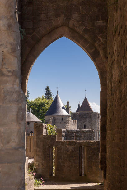 istock Carcassone Medieval City France 640083494
