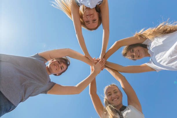 istock Group of people volunteer happiness 640084688