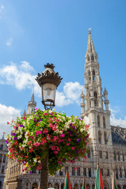 istock Town hall building in the Grand Place 640085686
