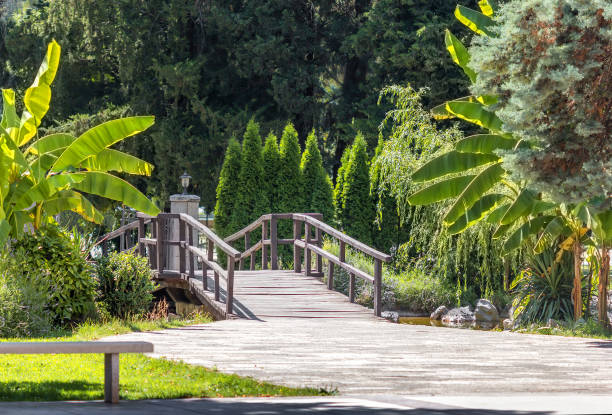 central city park a trebinje. bosnia ed erzegovina - trebinje foto e immagini stock