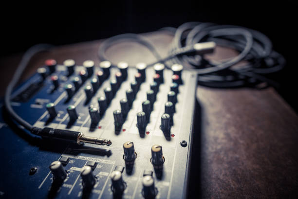 istock Mixer desk detail 640088792