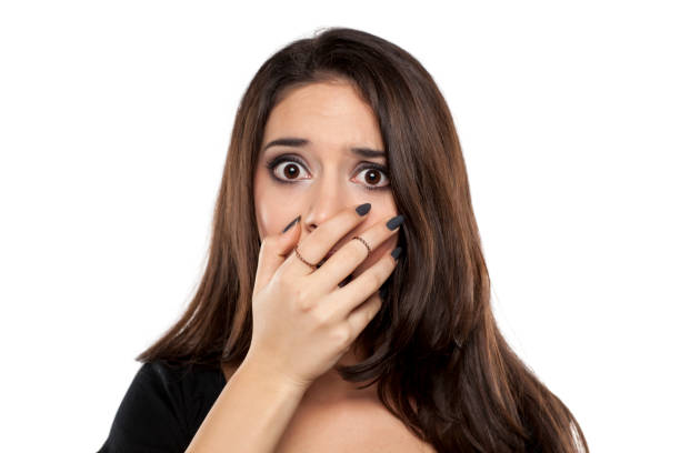 istock shocked young woman on a white background 640088920