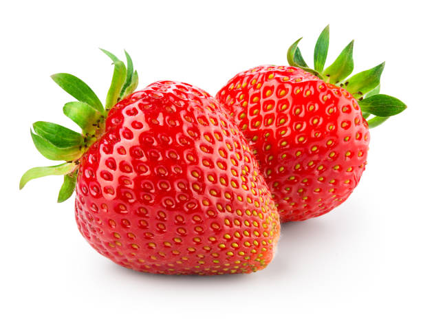 istock Strawberry isolated on white background. With clipping path. 640092304