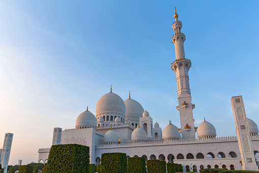 Grand Mosque in Abu Dhabi, capital of United Arab Emirates