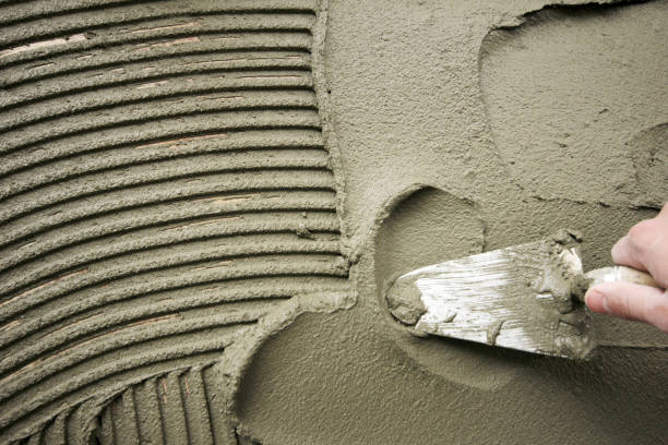 plac budowy  - trowel cement concrete occupation zdjęcia i obrazy z banku zdjęć