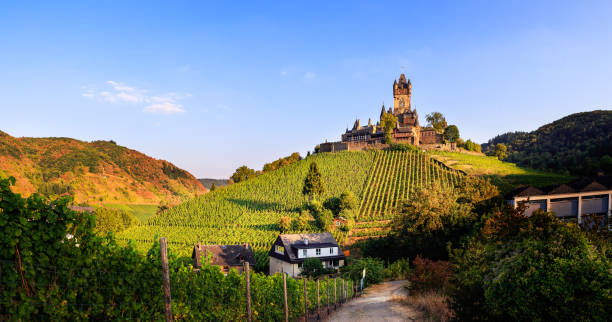 zamek cesarski cochem - cochem zdjęcia i obrazy z banku zdjęć