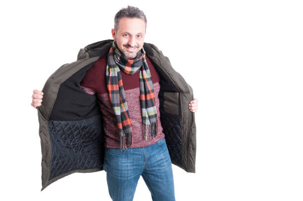 istock Man posing wearing winter casual clothes 640094798