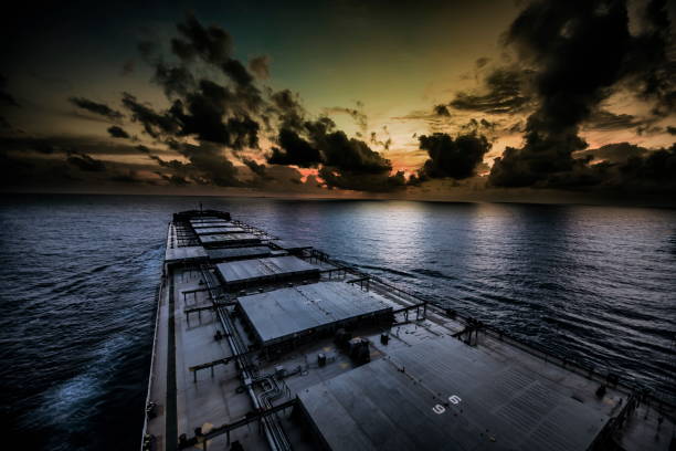 Large Bulk Carrier in the ocean