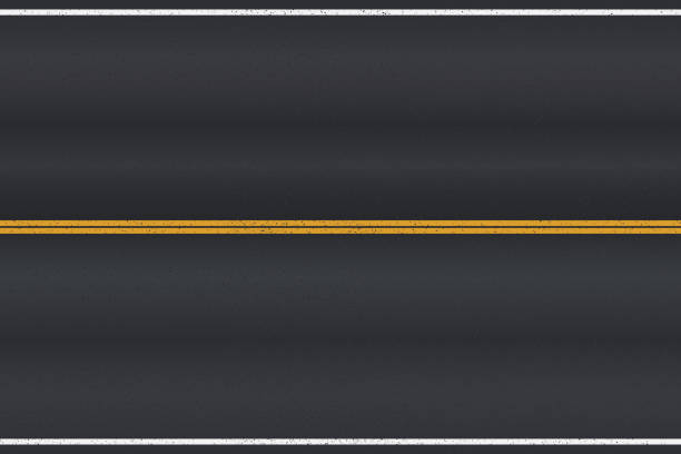 illustrazioni stock, clip art, cartoni animati e icone di tendenza di texture stradale asfaltata con strisce bianche. - dividing line single line striped in a row