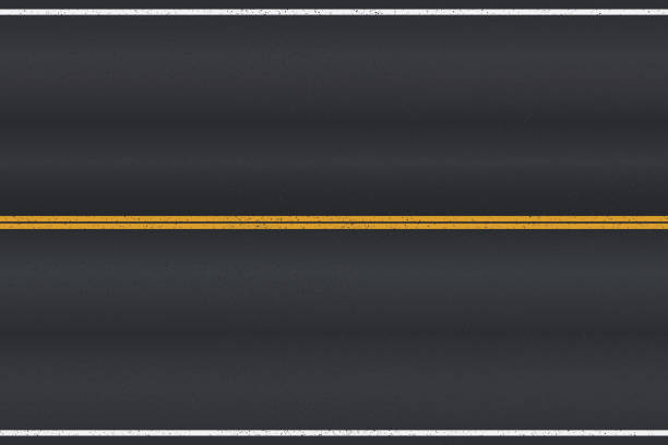 asfaltowa tekstura drogi z białymi paskami. - road marking stock illustrations