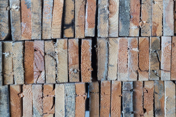 istock cross section of sawn timber for background 640101178