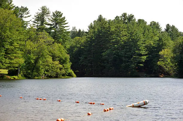 Lake in Black Rock State Park, Watertown, Connecticut, USA