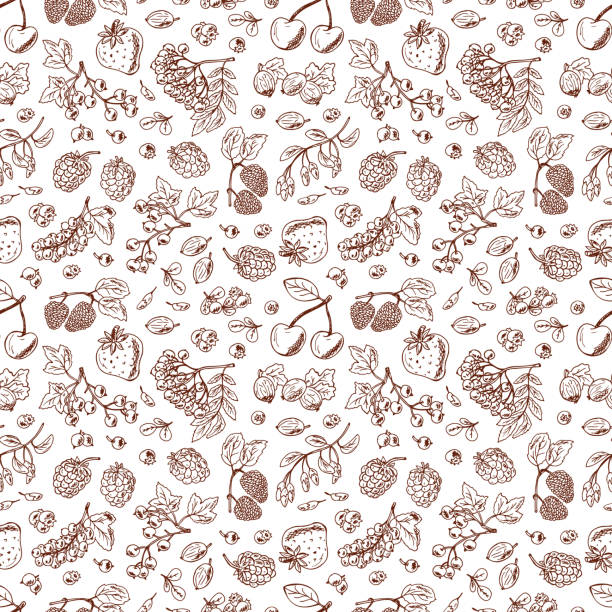 Mulberry Tree Pattern 360+ Mulberry Pattern Stock Illustrations, Royalty-Free Vector Graphics ...