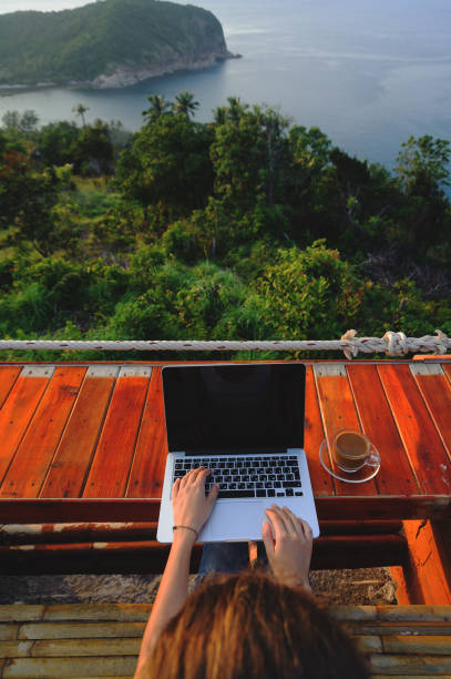 istock woman freelancer with laptop 640112724