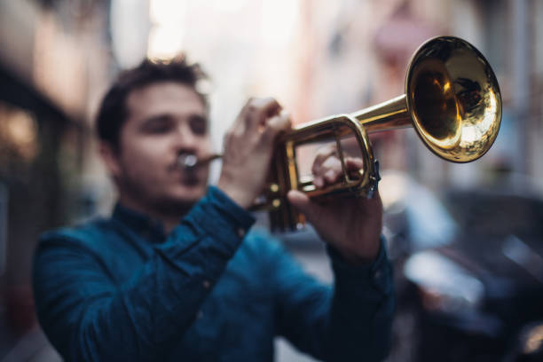 istock Musician playing trumpet 640112812