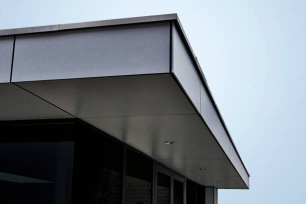 istock Exterior cladding of the residential building 640115536