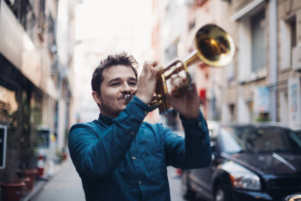 istock Musician playing trumpet 640115722