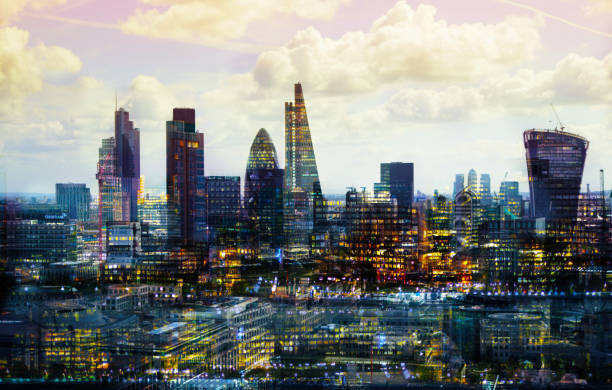 istock City of London multiple  exposure image 640116964