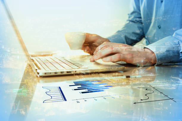 istock The hand on the keyboard and coffee 640117104