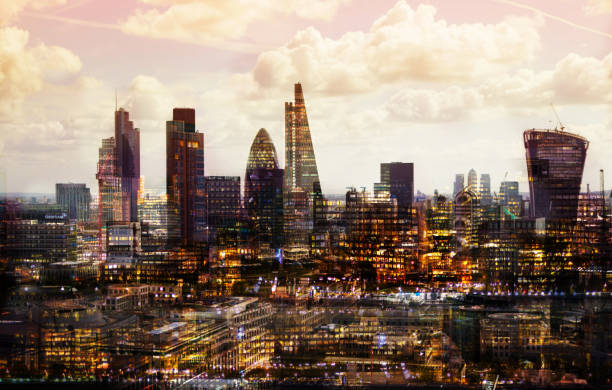 istock City of London multiple  exposure image 640117278