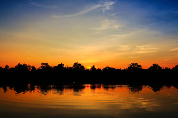 istock Beautiful atmosphere  sky at sunset 640117356